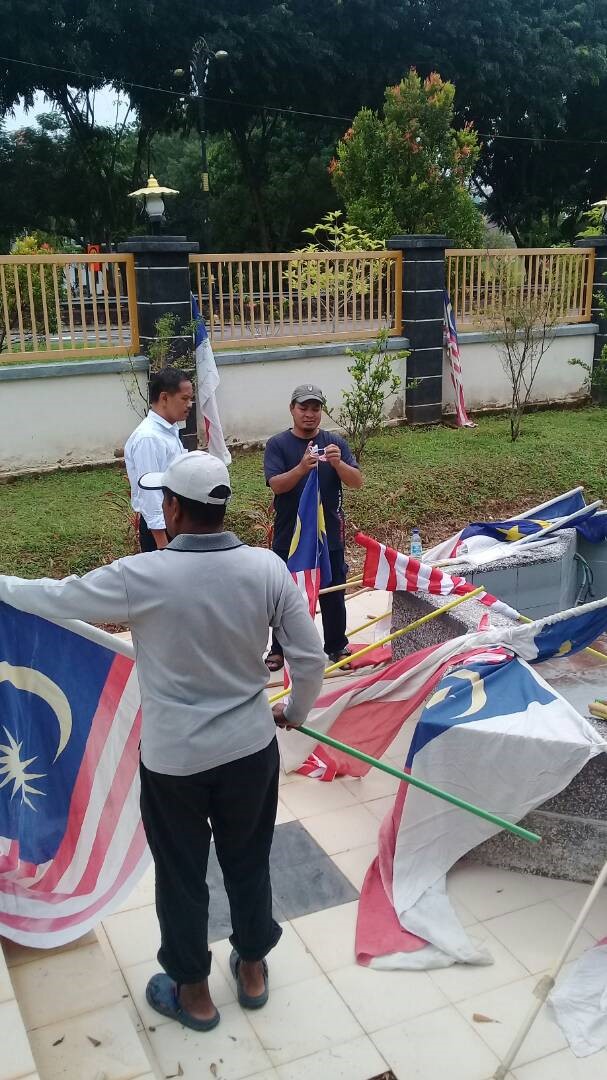 Pemasangan Bendera Kebangsaan