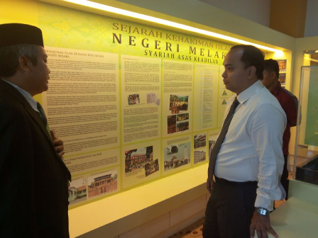 Lawatan Kerja Pegawai-Pegawai Mahkamah Persekutuan Putrajaya Bertujuan Melihat Pengurusan Rekod MSNM